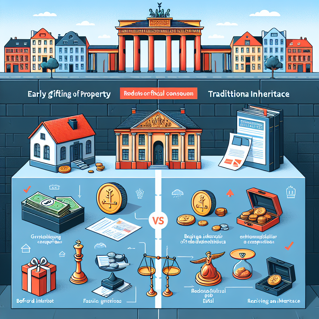 Steuervorteile bei vorzeitiger Immobilienschenkung vs. Erbschaft